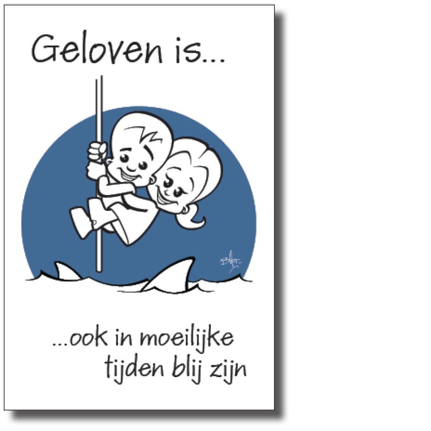 Minikaart x10 geloven is ook in moeilijke - 44558xx -  Minikaartjes bij MajesticAlly