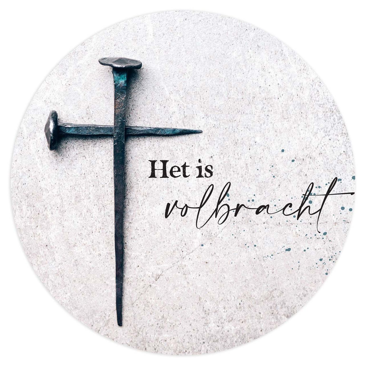 Paascirkel  'Het is volbracht' - MA39901 -  Pasen bij MajesticAlly