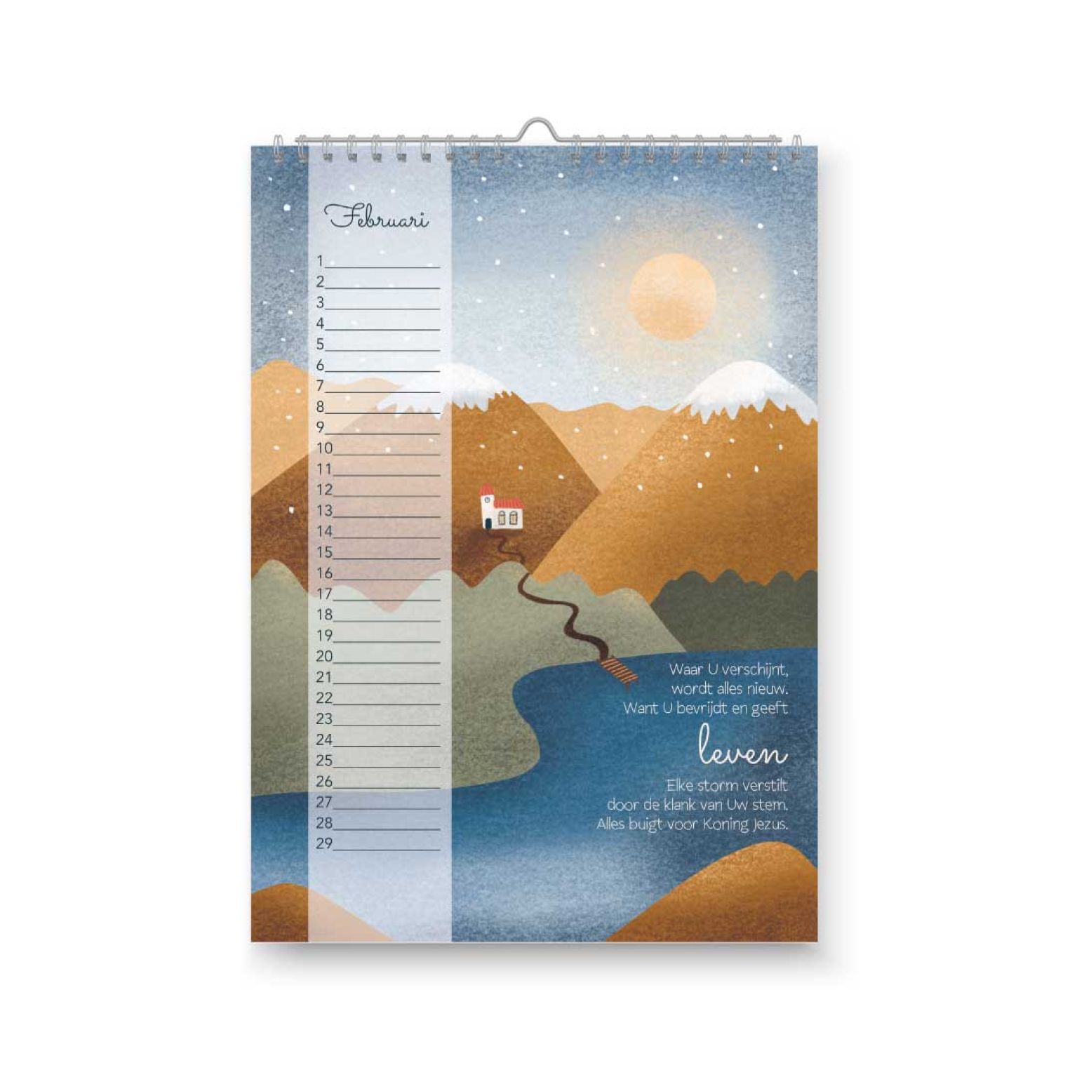 3.Verjaardagskalender A4 Marjoleins Creations Februari d1e45047