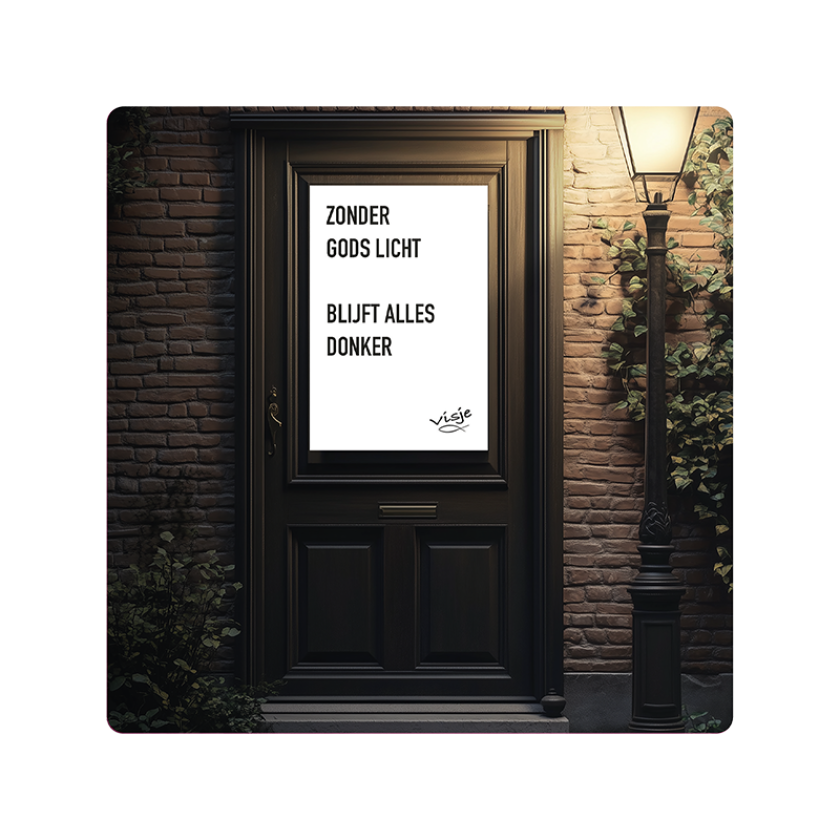 V16009 Visje Cadeaubordjes 15x15 Licht Donker d23fd6f7