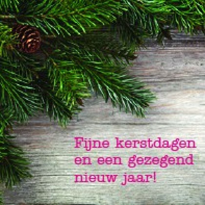 Kerstkaart 'Kersttak' - MA12043 -  Christelijke kerstkaarten bij MajesticAlly