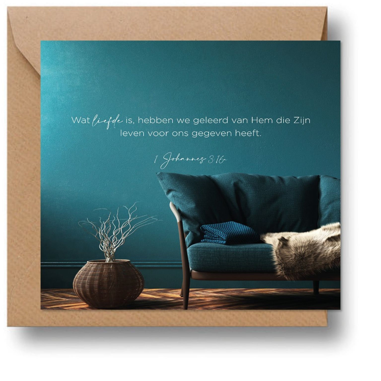 Interieurcadeau 'Wat liefde is" - MA39709 -  Cadeauborden bij MajesticAlly