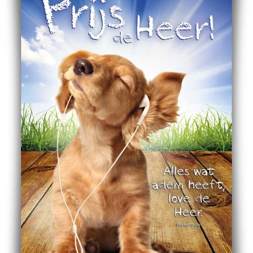 Poster 50x70 prijs de Heer - MA11310 -  Posters XL  bij MajesticAlly