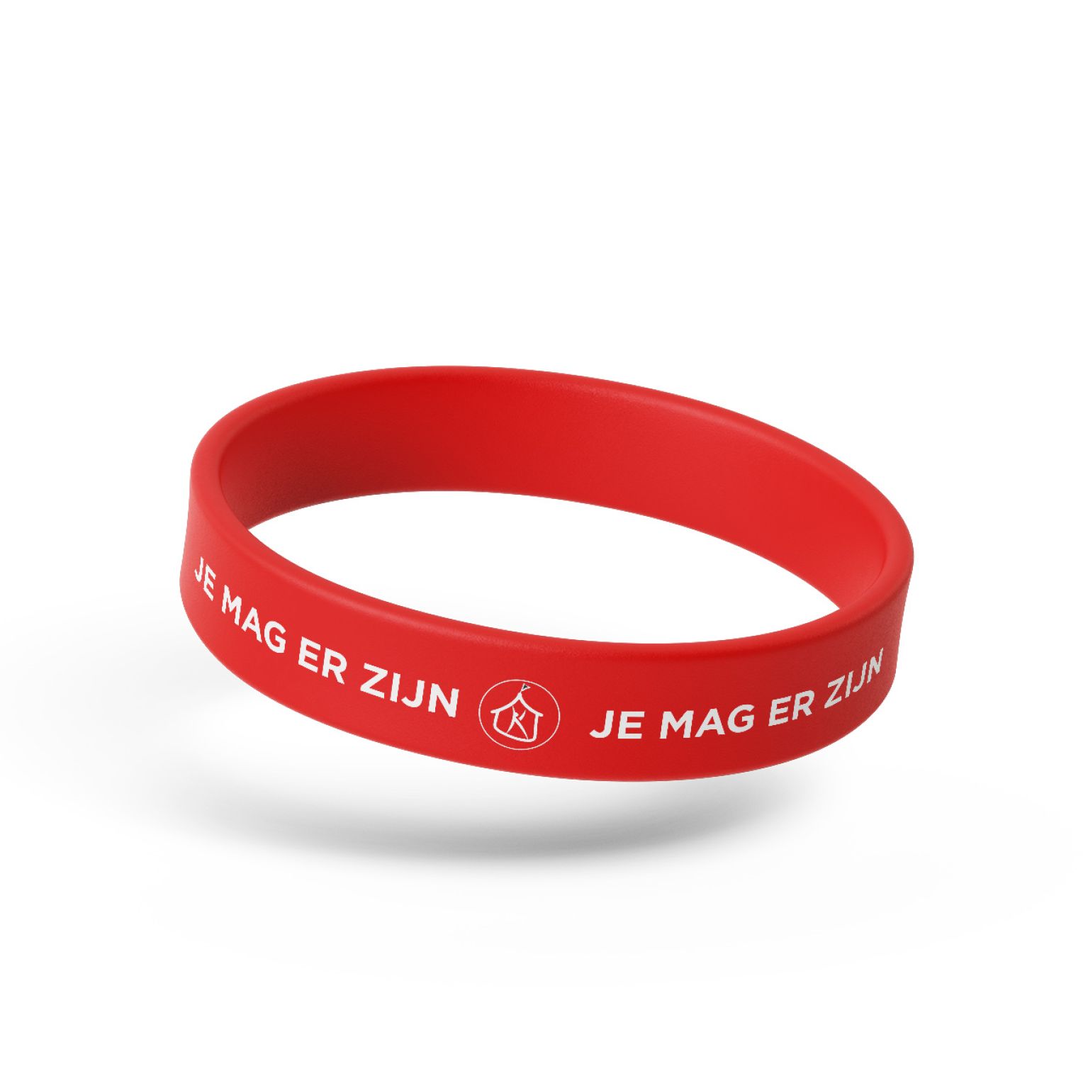 Siliconen kind bandje Rood Je mag er zijn efe4a1a2