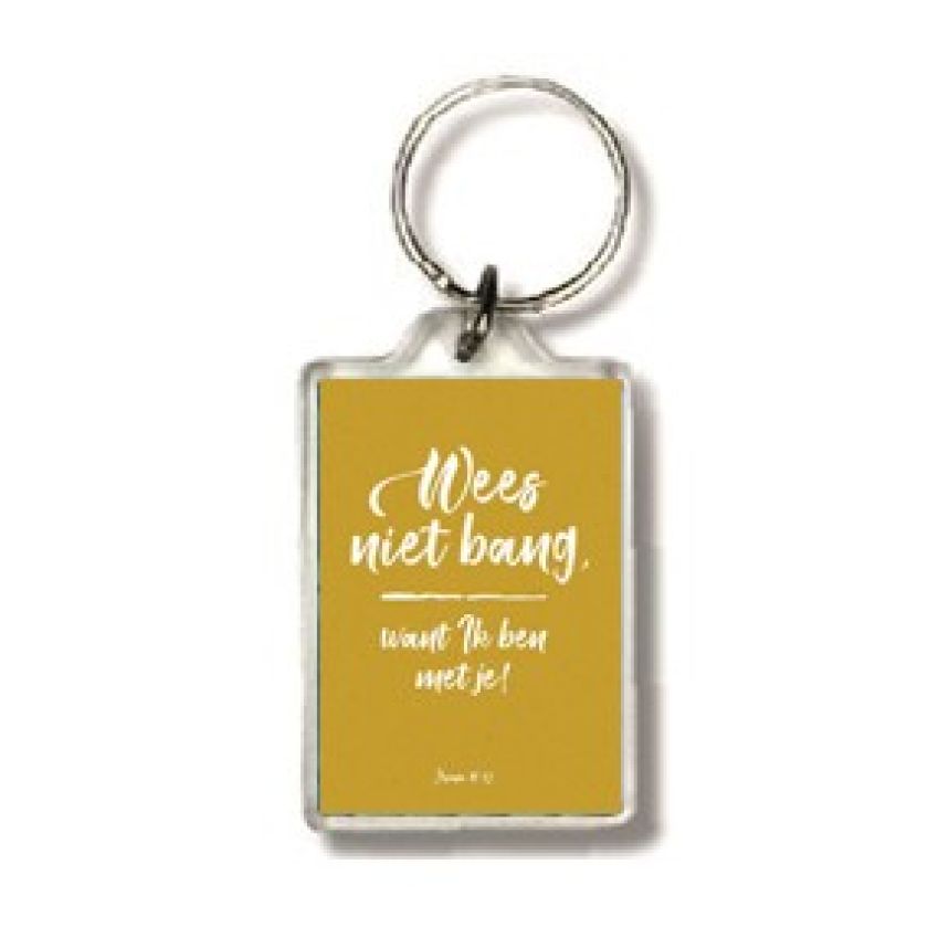 Sleutelhanger Wees niet bang - 552825SL -  Sleutelhangers bij MajesticAlly