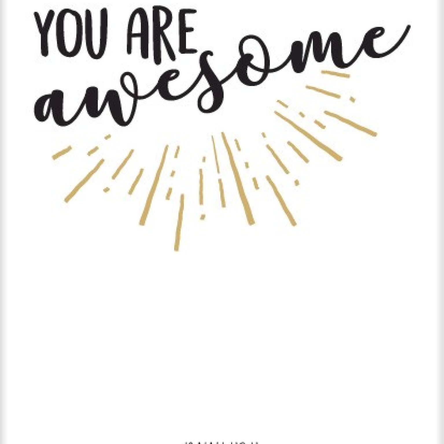 Kaart 'You are awesome' - MA25005 -  Beautiful Day bij MajesticAlly