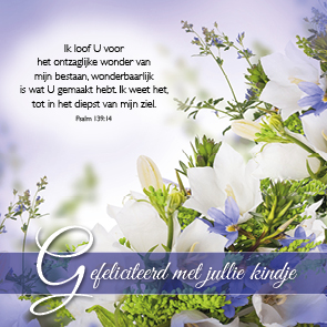 Cadeaukaartje x12 gefeliciteerd jullie kindje