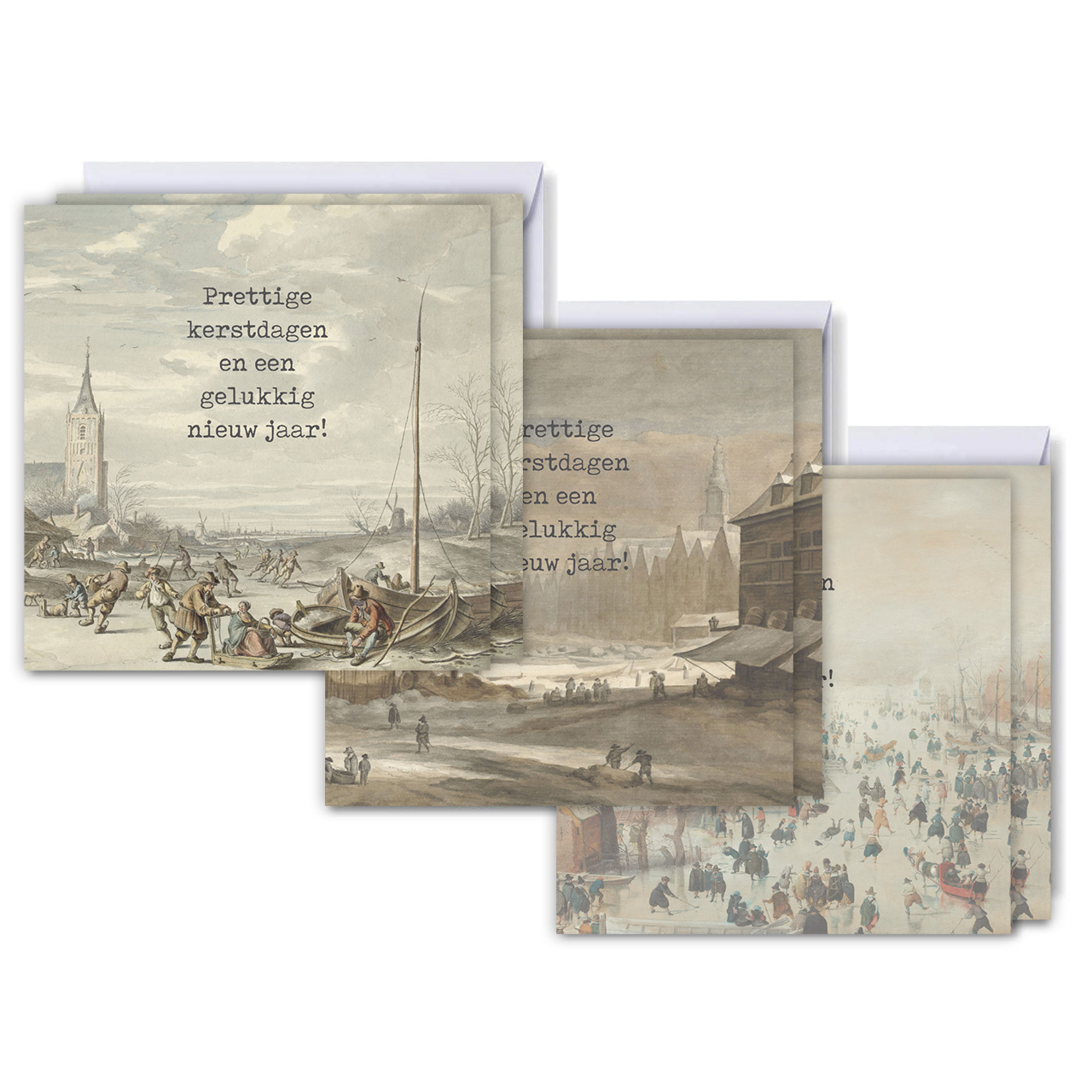 Voordeelpak oude meesters ‘prettige kerstdagen'