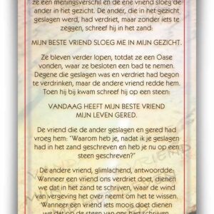 Bemoedigingskaart -  'Leer om in het zand te schrijven' - 44058 -  Kaarten bij MajesticAlly