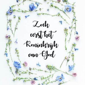Poster A3 'Zoek eerst het Koninkrijk' - MA33112 -  Posters A3 bij MajesticAlly