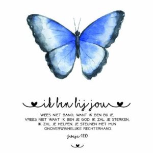 Poster A3 'Ik ben bij jou' - MA33115 -  Posters A3 bij MajesticAlly