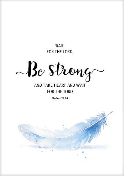 Poster 50x70 be strong - MA33202 -  Posters XL  bij MajesticAlly