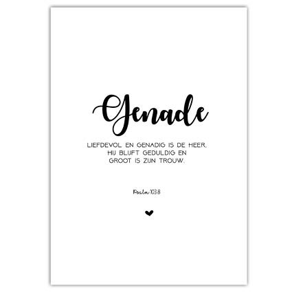 Poster A4 'Genade' - MA33005 -  Posters A4 bij MajesticAlly