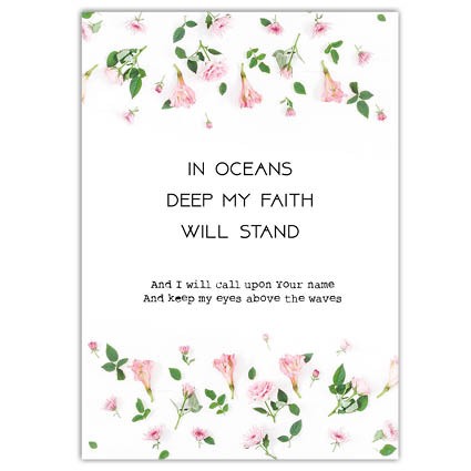 Poster A4  'In oceans deep' - MA33018 -  Posters A4 bij MajesticAlly