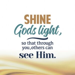 Kerstkaart 'Shine Gods light' - 454105 -  Kerst-Morgenster bij MajesticAlly