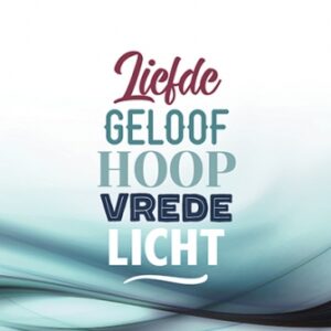 Kerstkaart 'Liefde Geloof' - 454112 -  Kerst-Morgenster bij MajesticAlly