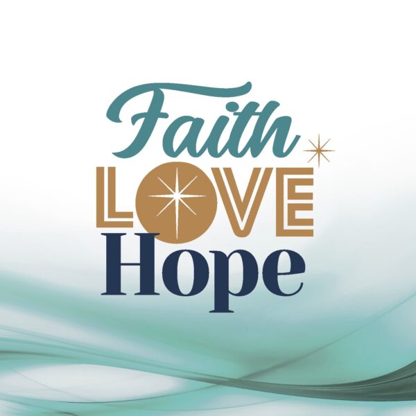 Kerstkaart 'Faith Love Hope' - 454096 - Kerst-Morgenster bij MajesticAlly