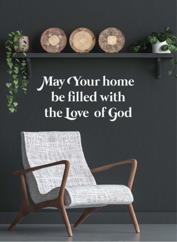 Metal Deco A3 'May your home' - 552590M-A3 -  Metal Deco bij MajesticAlly