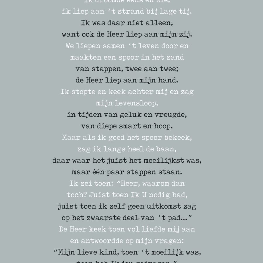 Metal Deco A4 'Voetstappen' - MA11661 - Metal Deco bij MajesticAlly