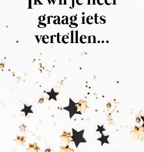Minikaart 'Iets vertellen' - 552605MK -  Minikaartjes