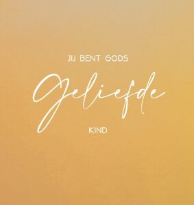 Minikaart 'Gods geliefde kind' - 552633MK -  Minikaartjes bij MajesticAlly
