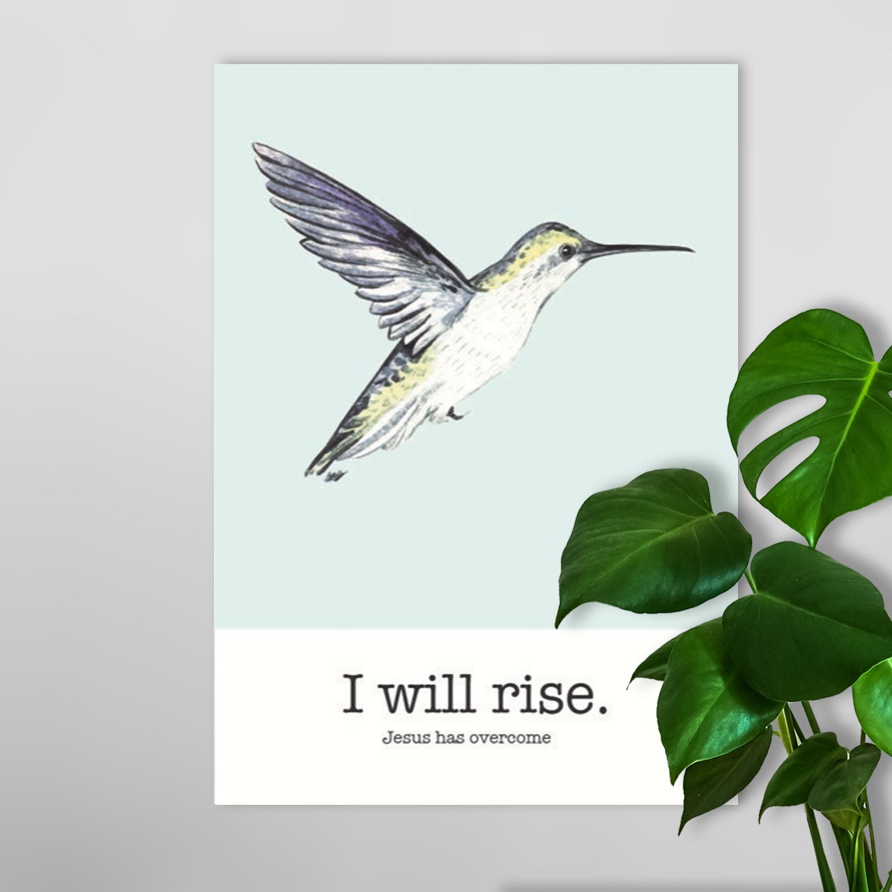 Poster A4 Poster A4  'I will rise'  - Hour of Power - MA26120 -  Posters bij MajesticAlly