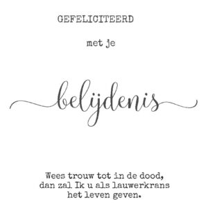Belijdenis