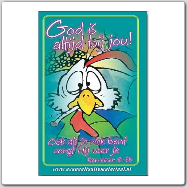 Kaart Bijbeltje 'God is altijd bij jou' - 44905 -  Kinderkaarten bij MajesticAlly