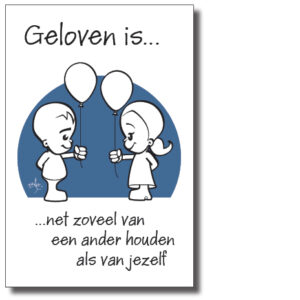 Minikaart x10 geloven is net zoveel van de - 44561xx -  Minikaartjes bij MajesticAlly