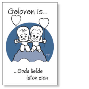 Minikaart x10 geloven is liefhebben boven al - 44563xx -  Minikaartjes bij MajesticAlly