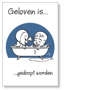 Minikaart x10 geloven is je laten dopen - 44566xx -  Minikaartjes bij MajesticAlly