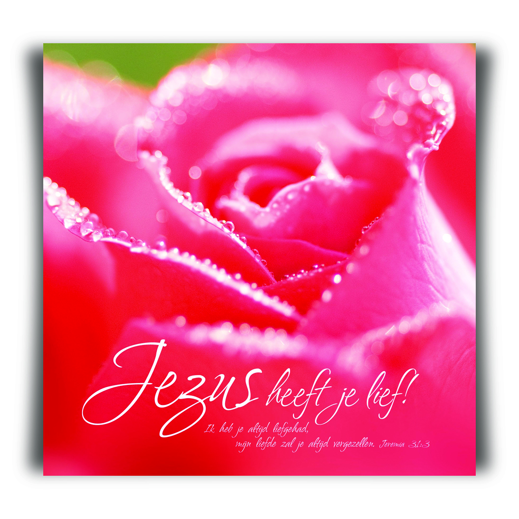 Choice kaartje Jezus heeft je lief - MA11213 -  Minikaartjes - vierkant bij MajesticAlly