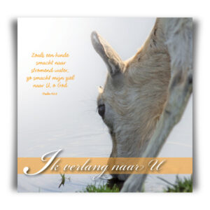 Prentbriefkaart 'Ik verlang naar U'