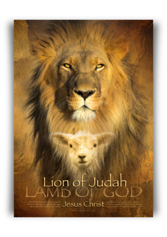 Poster A3 'Lion of judah' - MA11351 -  Posters A3 bij MajesticAlly