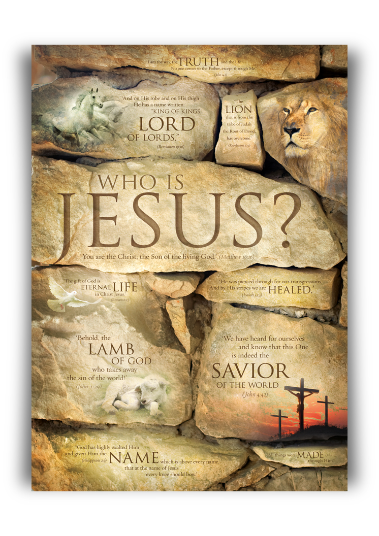 Poster A3 'Who is Jesus' - MA11353 -  Posters A3 bij MajesticAlly