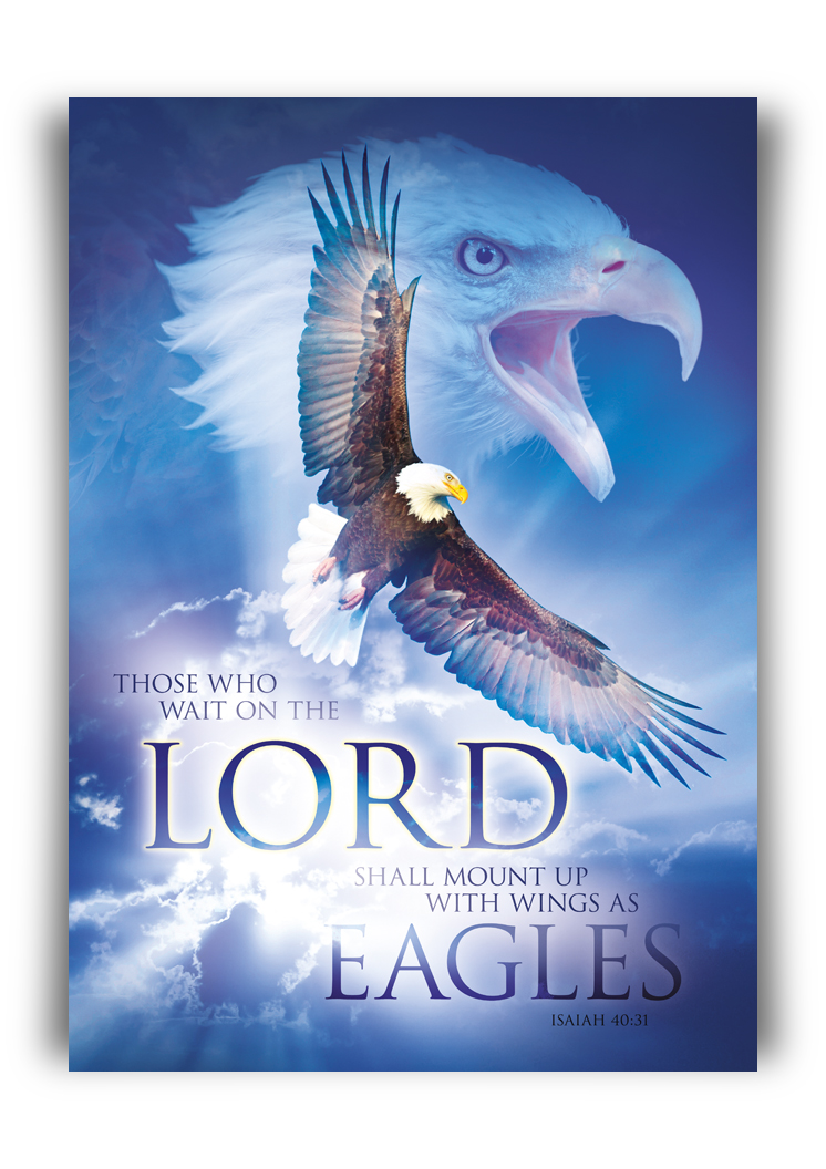 Poster A3 'Wait on the Lord' - MA11375 -  Posters A3 bij MajesticAlly