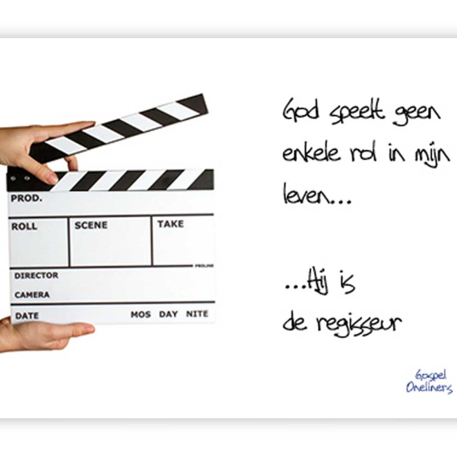 'God speelt geen enkele rol in mijn leven' - MA10043 - Quotes