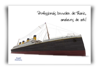 'Professionals bouwden de Titanic' - MA10051 -  Quotes