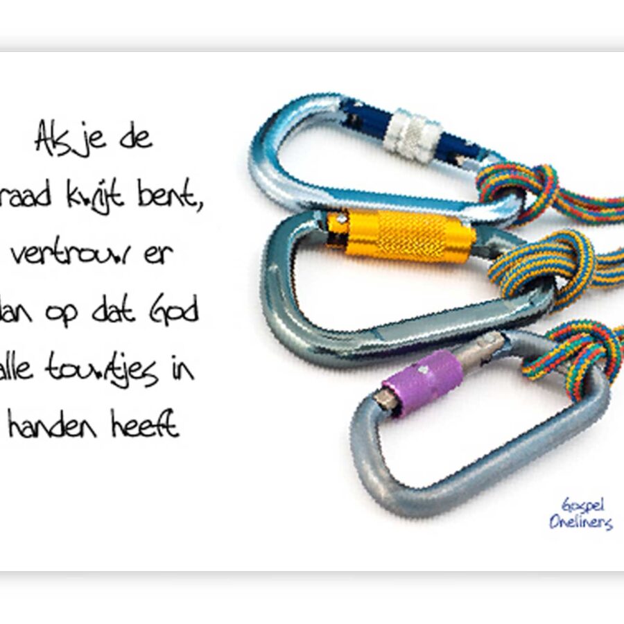 Prentbriefkaart als je de draad kwijt be - MA10052 - Quotes