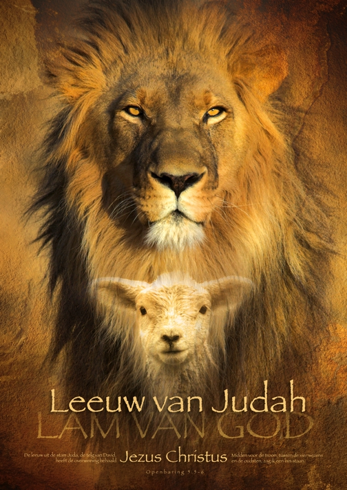 Poster A3 'Leeuw van Judah' - MA11373 -  Posters A3 bij MajesticAlly