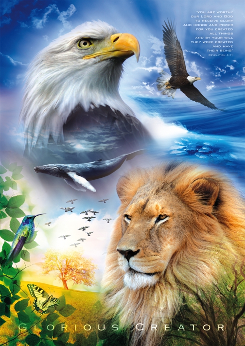Poster A3 'Glorious Creator' - MA11357 -  Posters A3 bij MajesticAlly