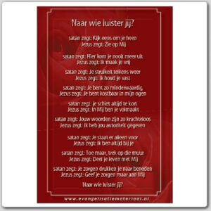 Minikaart 'Naar wie luister jij?'