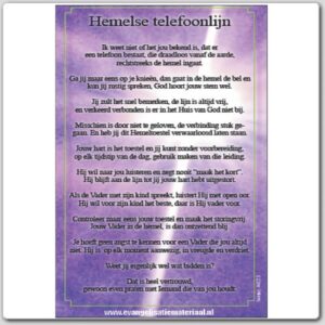 Minikaart 'Hemelse telefoonlijn'
