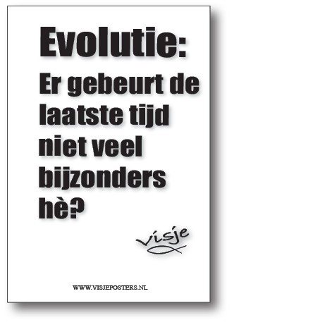 minikaart Visje 'Evolutie:er gebeurt de laatste tijd'
