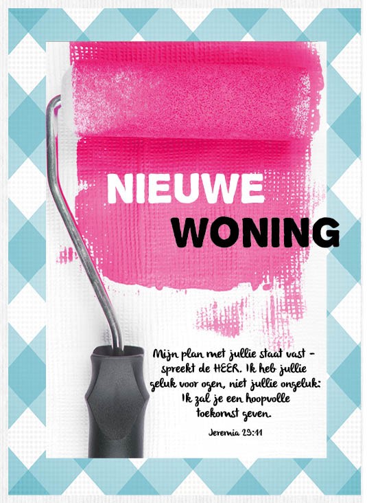 Kaart 'Nieuwe woning - Jeremia 29' - MA17012 - Leef! bij MajesticAlly