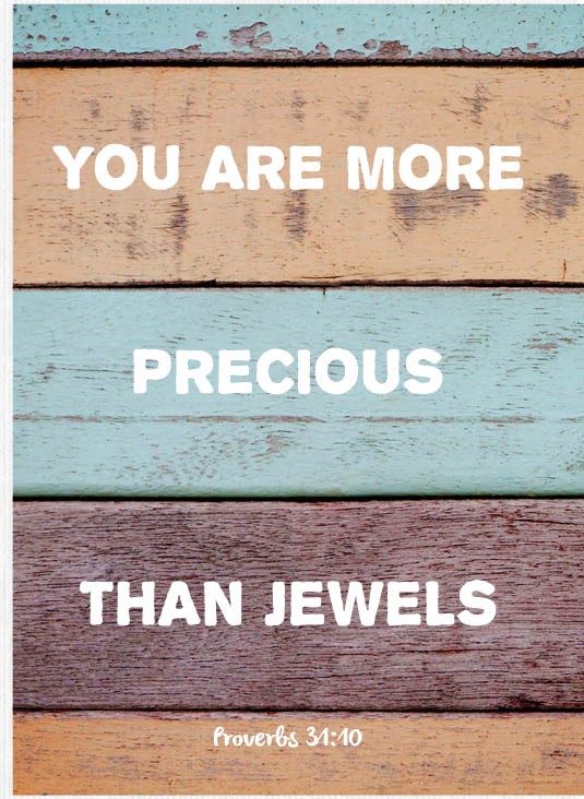 Kaart 'You are more precious' - MA17064 -  Leef!  bij MajesticAlly