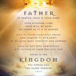 Wandbord A3 'Father in heaven' - MA11602 -  Wandborden A3 bij MajesticAlly