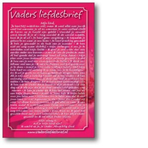 Minikaart vaders liefdesbrief - 47001 -  Minikaartjes bij MajesticAlly