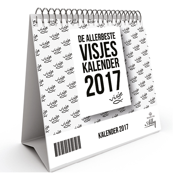 Burokalender visje 2017 - MA22001 -  Kalenders & agenda's bij MajesticAlly