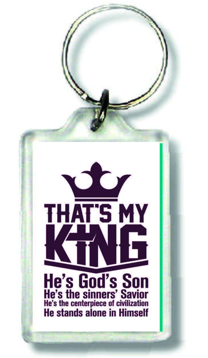 Sleutelhanger thats my King - MA23019 -  Bible Verses bij MajesticAlly